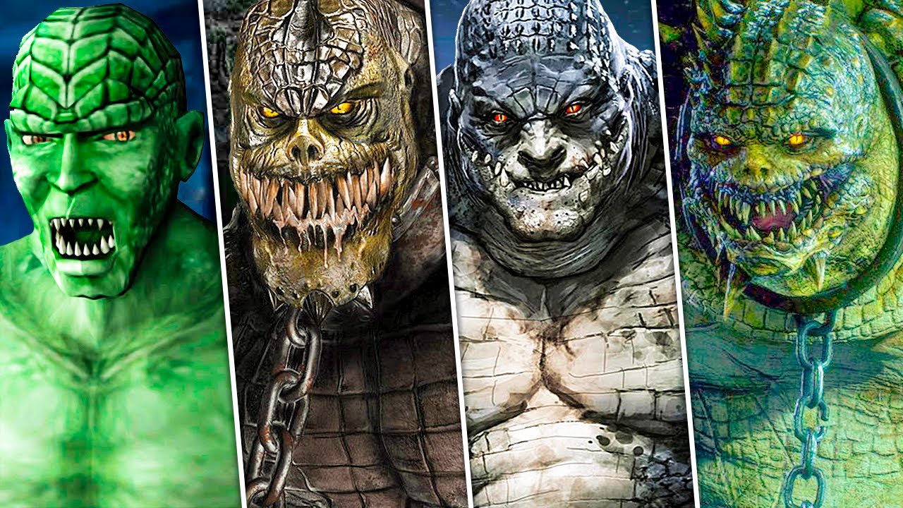 Evolution of Killer Croc Boss Fights in Batman Games 2003 - 2015 - YouTube