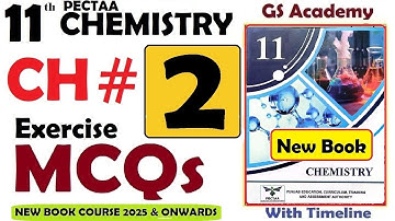Exercise MCQs, Chapter 2, Atomic Structure, 11th Chemistry, Class 11 Chemistry,PECTAA, GS Academy