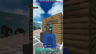 Trapping With Obsidian In UHC Meetup #shorts #hyperlands #uhc