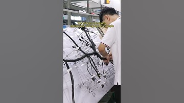 The process of making motorcycle wiring harness sample #factory #wireharness