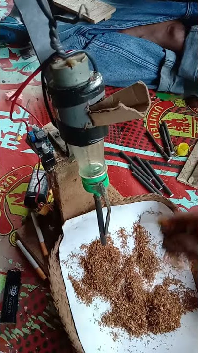 DIY Mesin rokok/mesin pembuat rokok sederhana #short