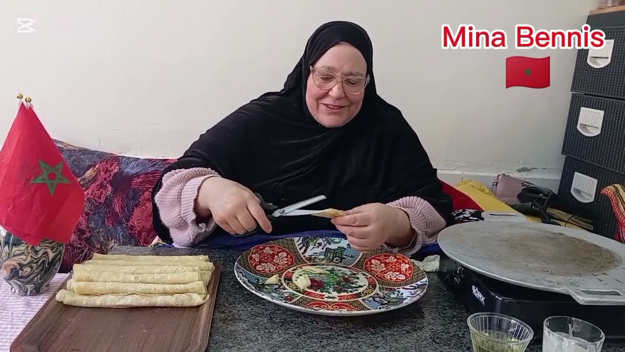 رغيفات ديال لمقص معسلين(لسان طير)  مع مينة بنيس 🇲🇦