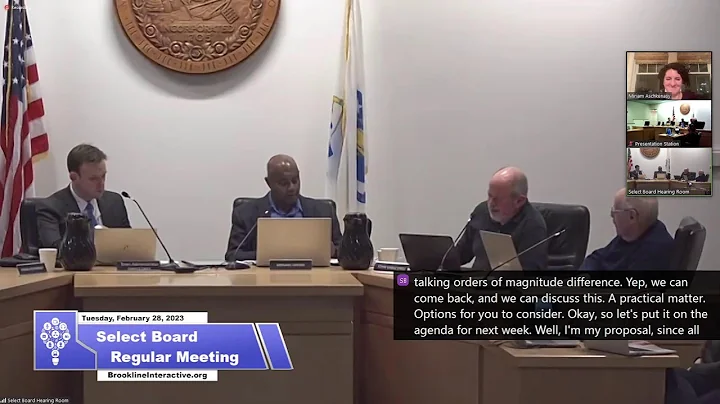 Select Board Regular Meeting - February 28, 2023