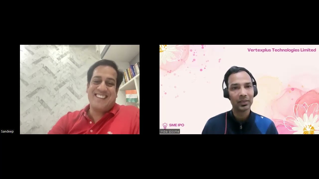 SME IPO | Vertexplus Technologies Limited |Sandeep Kumar Pahariya | Sanfu Jain