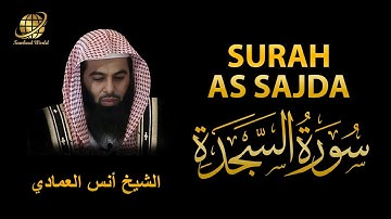 Surah AS Sajdah | Sheikh Anas Al Emadi  | سورة السجدة|  الشيخ أنس العمادي