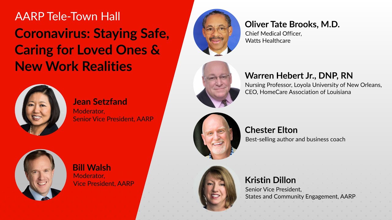 Live Q&A on Coronavirus: Staying Safe, Caring for Loved Ones & New Work Realities