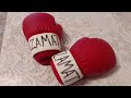 Боксёрские перчатки из мастики /Boxing gloves fondant cake topper/