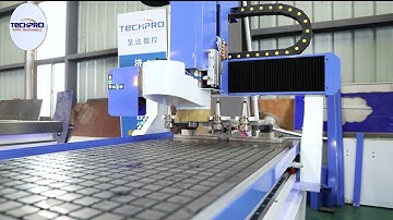TechPro®  600*900mm ATC CNC machine automatic tool change video #atc #cncrouter #woodworking