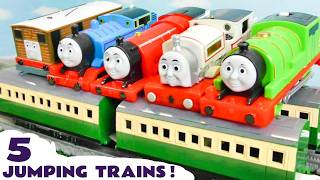 Can 5 Jumping Thomas Trains Save Gordons Mega Express?