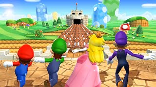 Мульт Mario Party 9 Minigames Mario Vs Luigi Vs Waluigi Vs Peach Master Difficulty