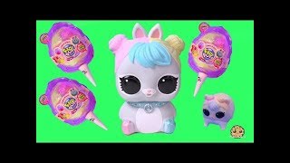 Cotton Candy Pikmi Pops Surprise Blind Bags with LOL Biggie Pets Bunny screenshot 4