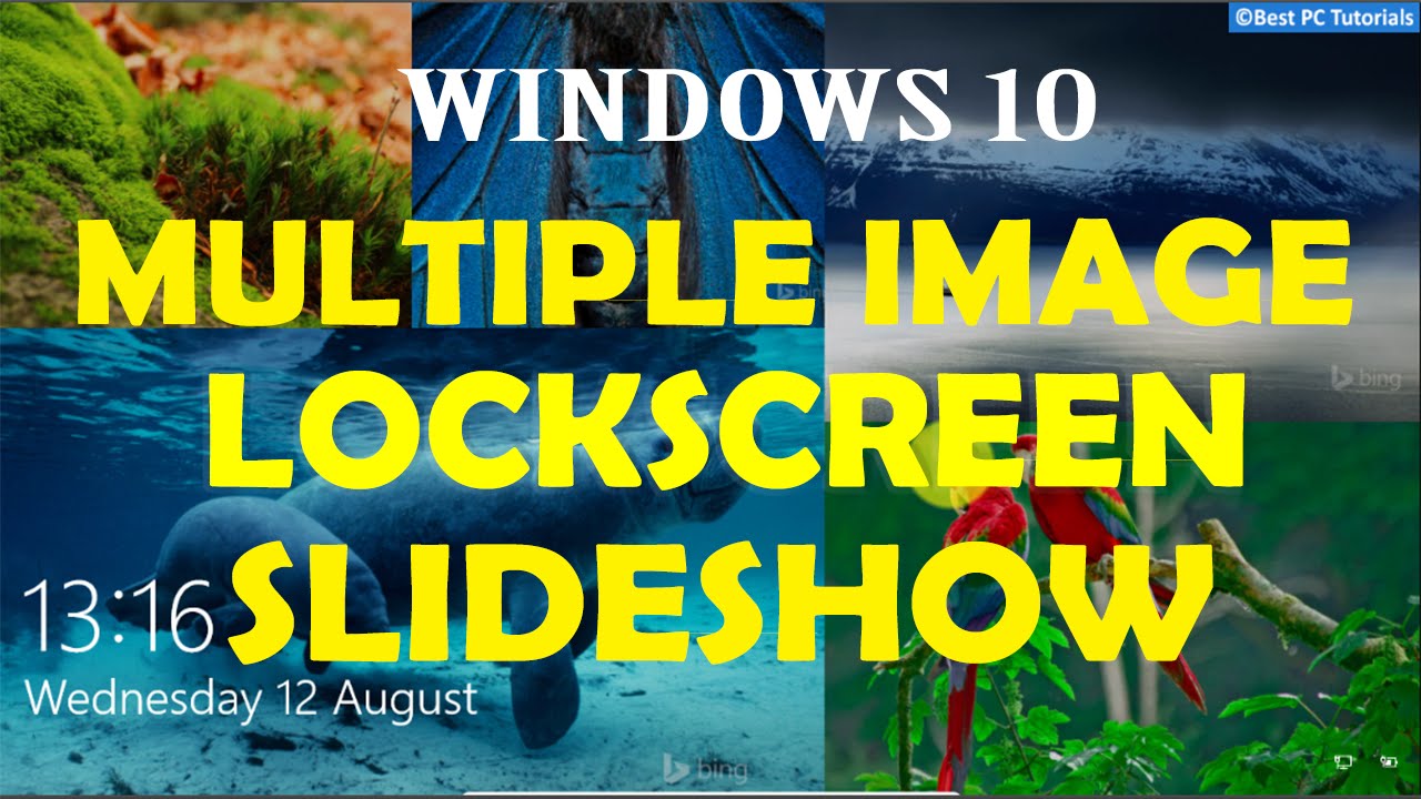 windows 10 lock screen slideshow