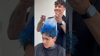 Mechas Azuleses Su Priemrs Vez En Hacerse Mechas Follow