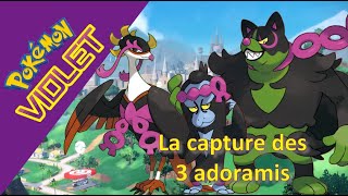 💃POKEMON ECARLATE ET VIOLET : Capture des ADORAMIS (DLC 1)