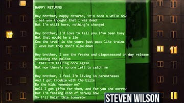 Steven Wilson - Happy returns [from Hand.Cannot.Erase]