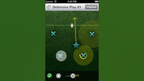 iPhone V1.3 - Zone Defense - Flag Football Playmaker iPhone App - Tutorial 5