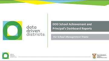 DDD Reports for School Management Teams