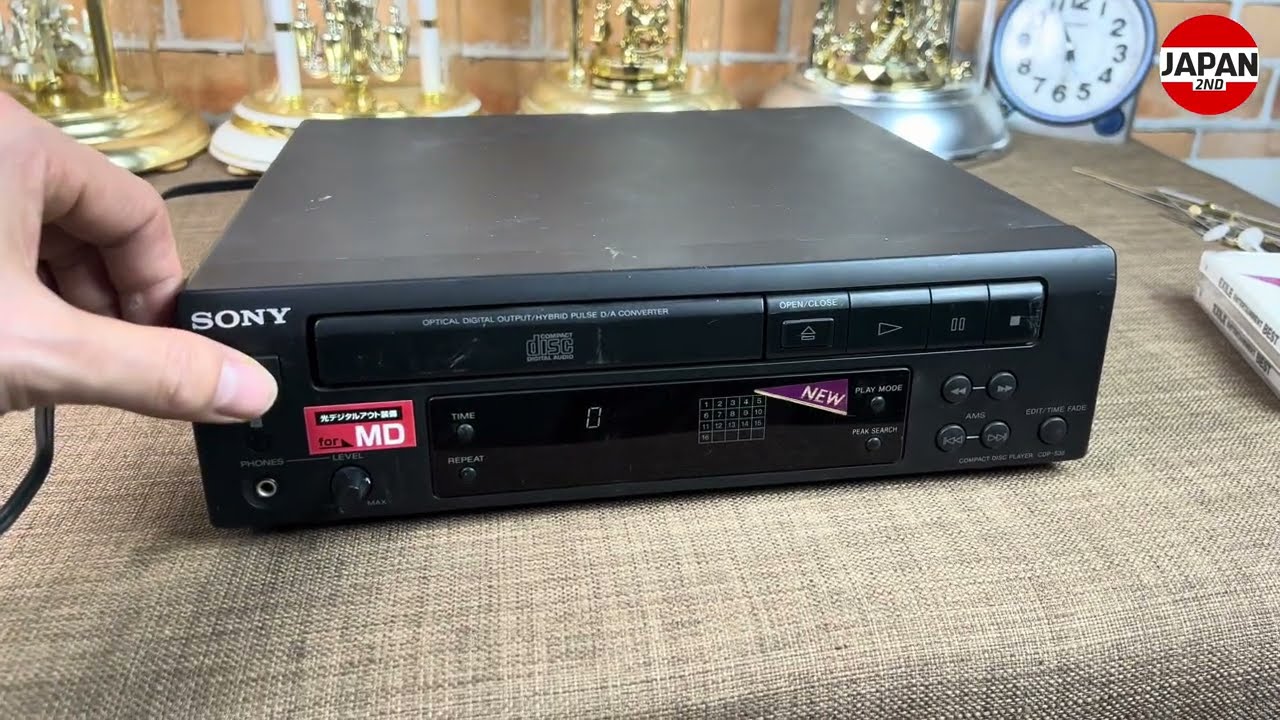 SONY CDP-S35 Compact Disc CD Player プレーヤー Japan 1995 - YouTube