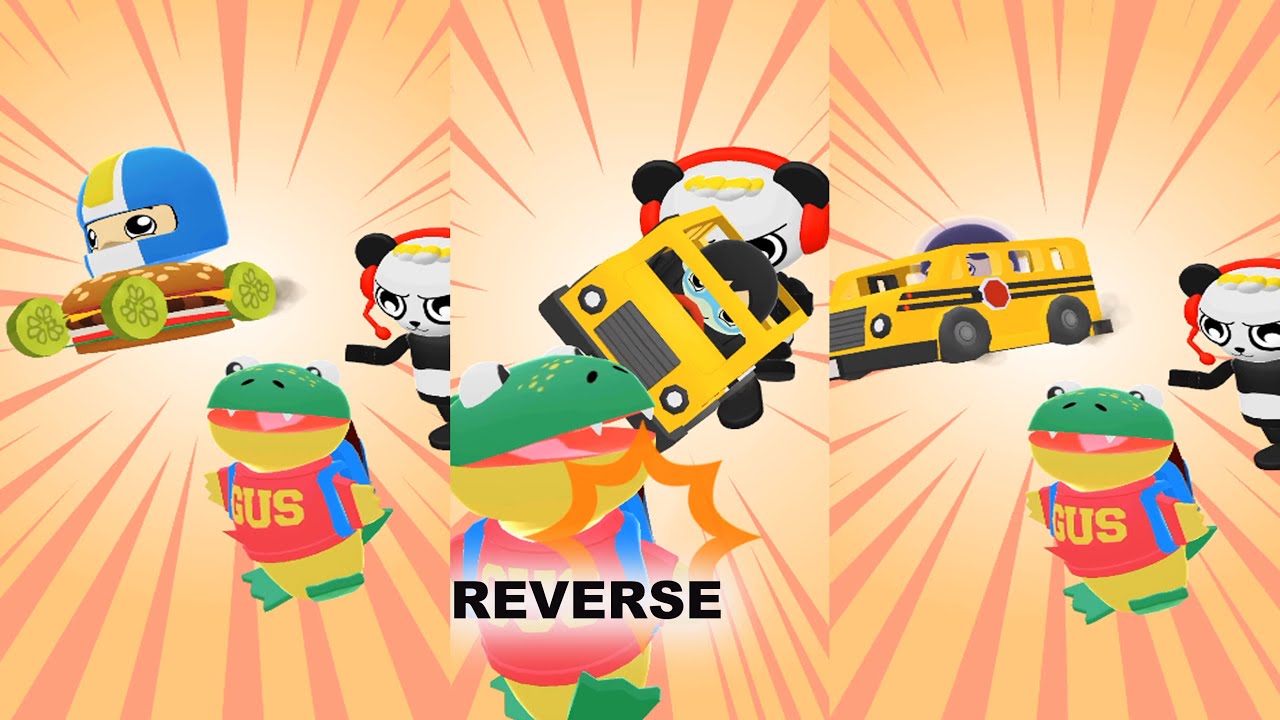 Tag With Ryan Blue Titan Ryan vs USA Ryan vs Cheesburger Car vs School Bus Reverse Gameplay!!