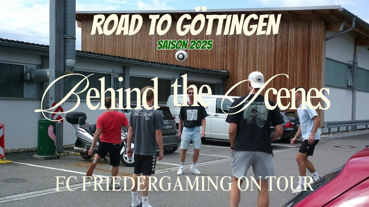 ROAD TO GÖTTINGEN 😱 BEHIND THE SCENES UNILIGA DEUTSCHLAND 🤯 FC FRIEDERGAMING ON TOUR 🟢⚪️