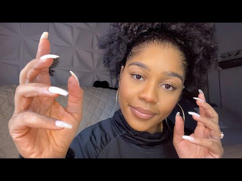 ASMR- Soft Tongue Clicking + Hand Movements 😴💗 (NO TALKING)