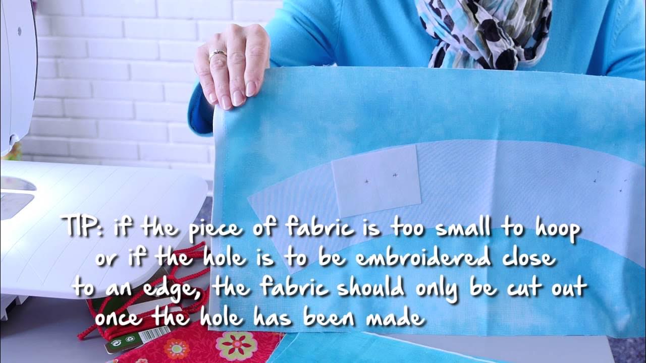 Tutorial how to sew eyelets with the BERNINA eyelet embroidery attachment no. 82 and foot no