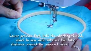 Tutorial: how to sew eyelets with the BERNINA eyelet embroidery attachment no. 82 and foot no. 92