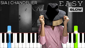 Sia - Chandelier | SLOW EASY Piano Tutorial