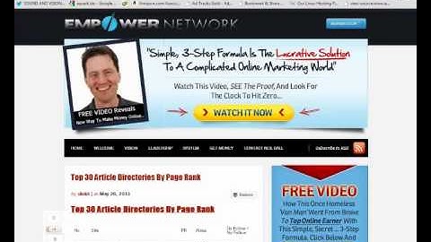 Empower Network Blog vs Wordpress -  First Page Of Google In Less Than 3 Days