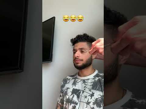 خط انداختن ابرو پسرا با عطسه