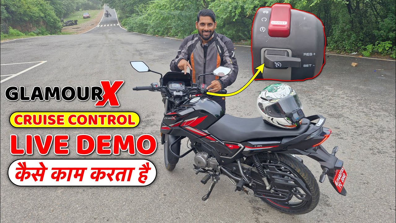 How To Work Cruise Control System New Hero Glamour X 125 Live Demo