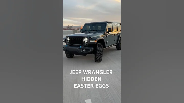 14 Jeep Wrangler JL HIDDEN Easter Eggs #JeepWrangler #JeepEasterEggs #jeepwranglerjlu