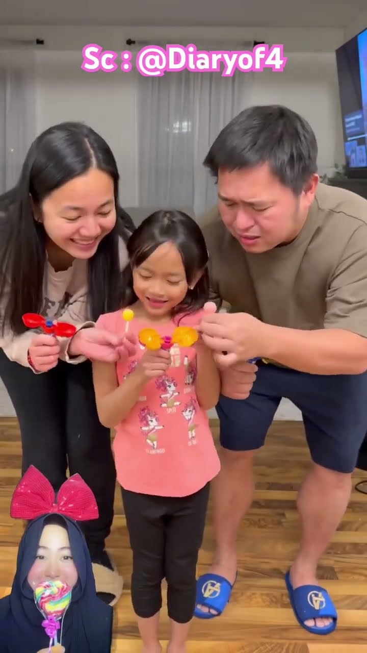 PERMEN DIA KOSONG ⁉️tapi Mama \u0026 Papa BerBagi Permen Mereka ? @Diaryof4 #shorts #funny #dubbing