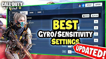 Best SENSITIVITY SETTINGS in CODM Season 1 | BEST GYROSCOPE SETTINGS For Cod Mobile (MP & BR)