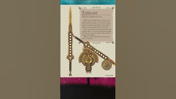 DND Magic Item: Taxblade!