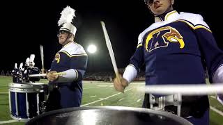 Kent State University Marching Golden Flashes Performance @ Norton OMEA Band show - Snare Cam