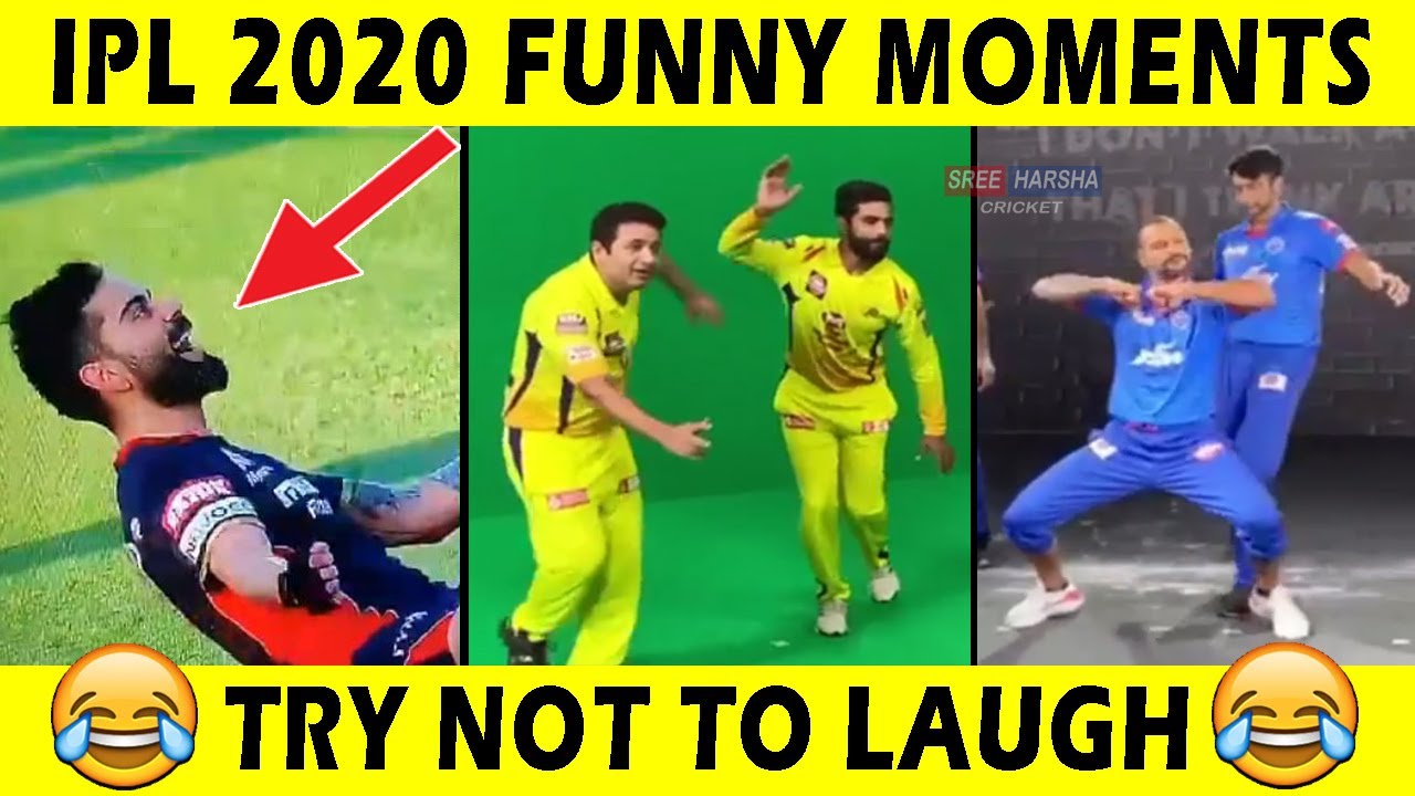 IPL 2020 Funny Moments 😂😂 | Most Funniest Moments in IPL | Kohli Dance,  Chahal, RCB - YouTube