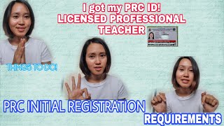 INITIAL REGISTRATION IN PRC! HOW TO PROCESS YOUR PRC ID? Here's some informations