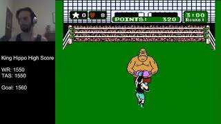 Mike Tysons Punch-Out!! - King Hippo High Score - 1560 (WR)