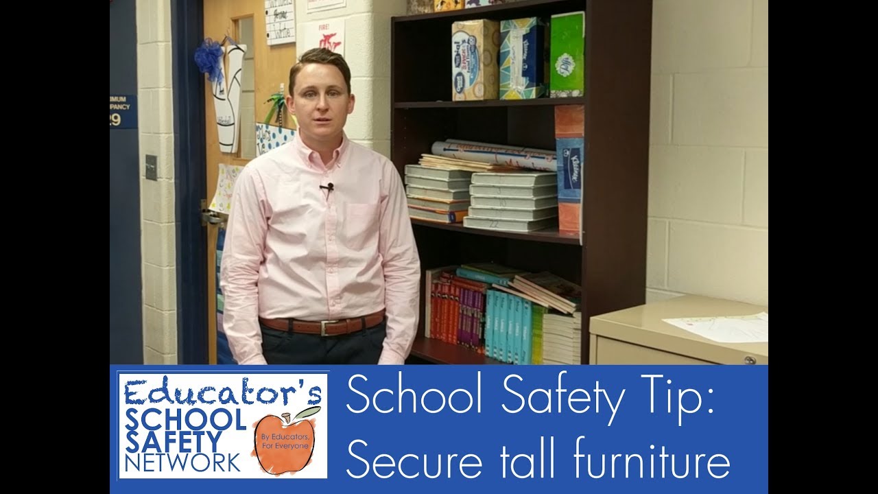 Be sure to secure tall furniture!