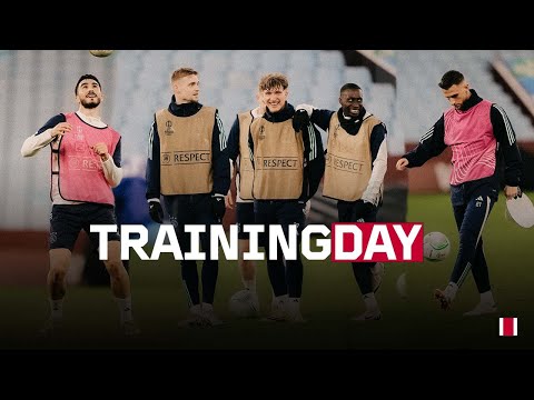 Trip to Birmingham & Ajax session at Villa Park! 🟣 | Training Day