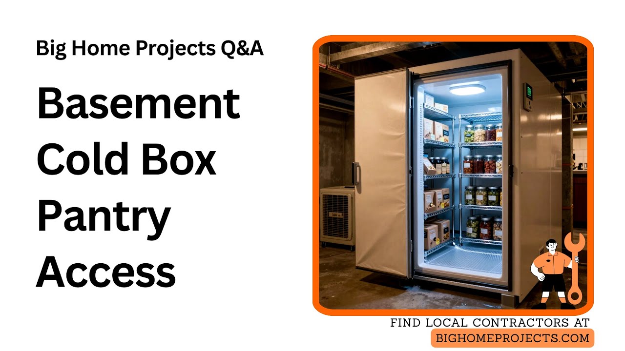 Walk-In Basement Cold Box Pantry Access Guide