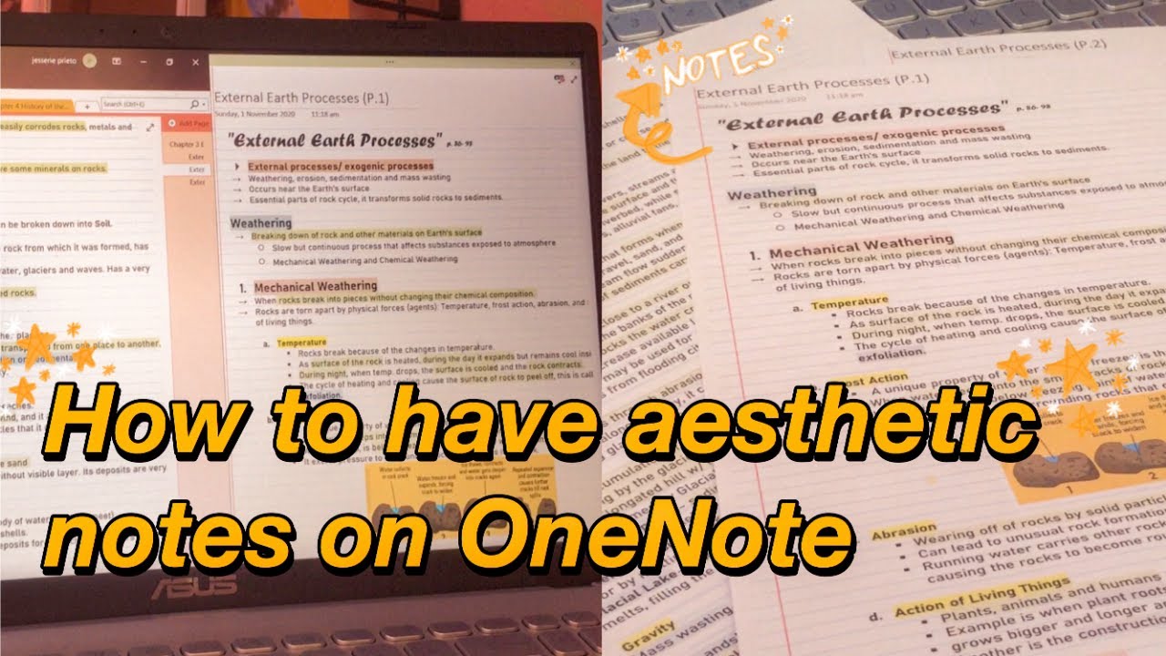 DIGITAL NOTE TAKING I How to take organized and aesthetic notes in ...