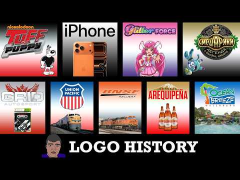 LOGO HISTORY - iPhone, Glitter Force, T.U.F.F. Puppy, Smeshariki. Legenda o Zolotom Drakone & More..