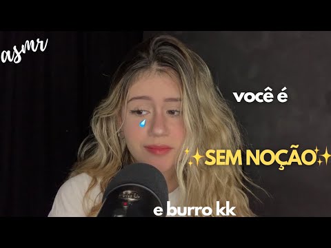 ASMR DISCUTINDO COM VOCÊ (me fez chorar no final!) *inaudível*