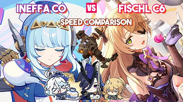 Ineffa C0 vs Fischl C6 - Damage Comparison Speedtest with Local Legend "Bronzelock"