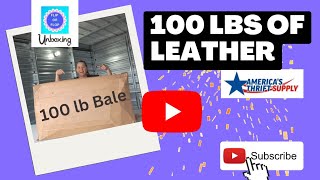 100 Lb Bale of Leather From America's Thrift Supply #resellerebay #poshmark #ebay