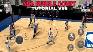 BUBBLE COURT NBA2K20 V98 TUTORIAL screenshot 3