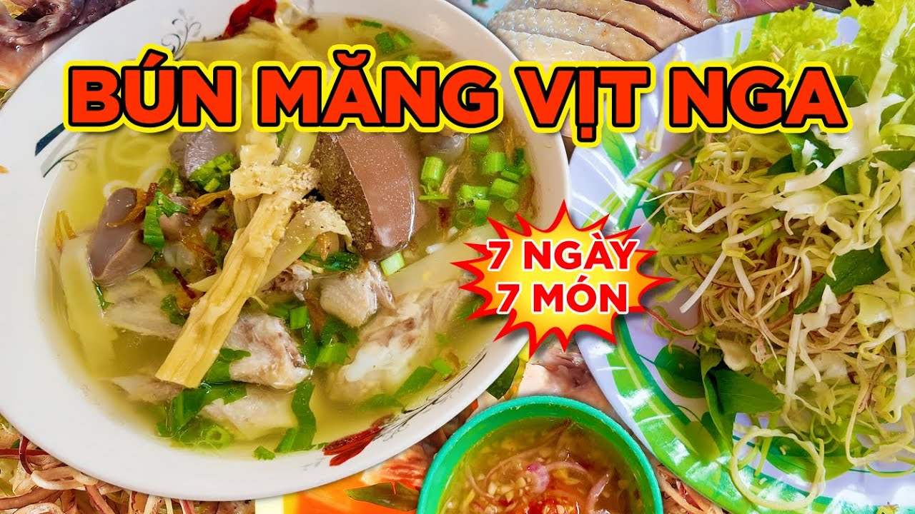 BÚN MĂNG VỊT QUÁN EM NGA Q.11! VỊT NGON CHẮC NGỌT, MĂNG KHÔ THƠM MẮM GỪNG! 40K! Saigon's Best!